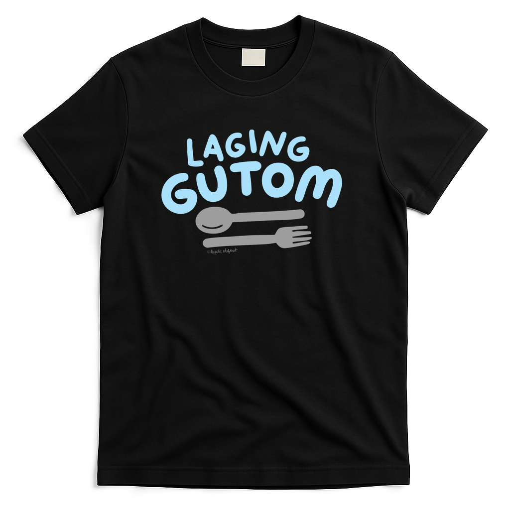 Laging Gutom Soft Blue - Black