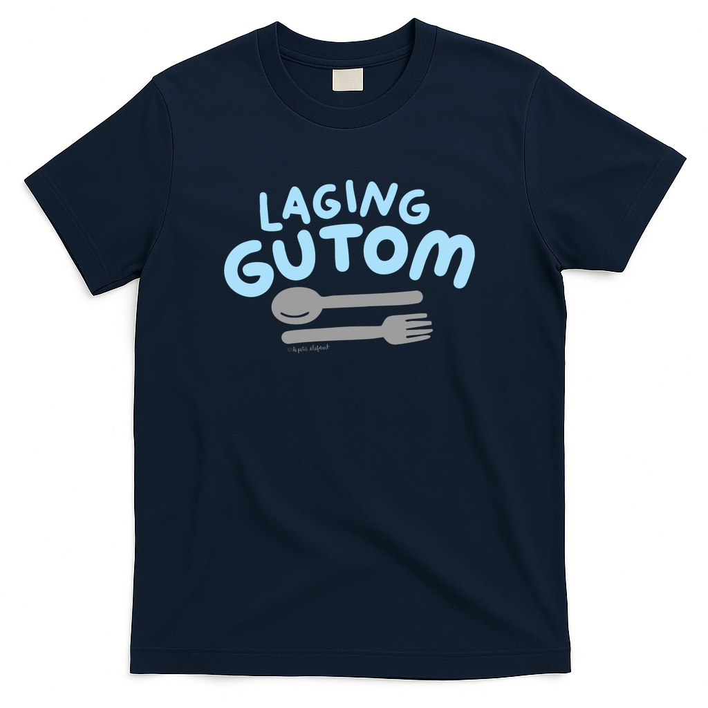 Laging Gutom Soft Blue - Navy