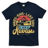 Lake Havasu Arizona Boat Sandbar Party Summer Vacation T-Shirt - Navy