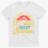Lake Havasu Arizona Boat Sandbar Party Summer Vacation T-Shirt - White