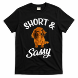 Long Haired Dachshund funny animal lovers T-Shirt - Black