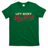 Lift Heavy Nap Hard Vintage Gym Humor - Green