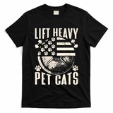 Lift Heavy Pet Cats Weightlifting Cat Weight Lifting T-Shirt