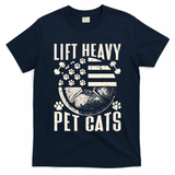 Lift Heavy Pet Cats Weightlifting Cat Weight Lifting T-Shirt