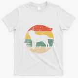 Labrador Lab Dog Yellow Black Labrador Retriever T-Shirt - White