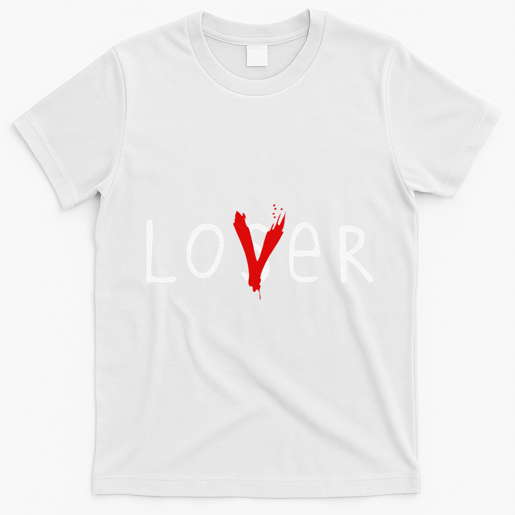 Lover Loser Halloween Horror Club T-Shirt - White