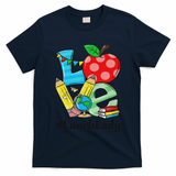 Love Lunch Lady Apples Back To School Cafeteria Worker T-Shirt
