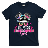 Lil Miss Kindergarten Grad Last Day Of School T-Shirt - Navy