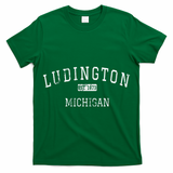 Ludington Michigan MI Vintage T-Shirt