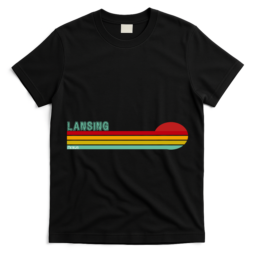 Lansing Michigan Retro T-Shirt