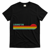 Ludington Michigan Retro T-Shirt