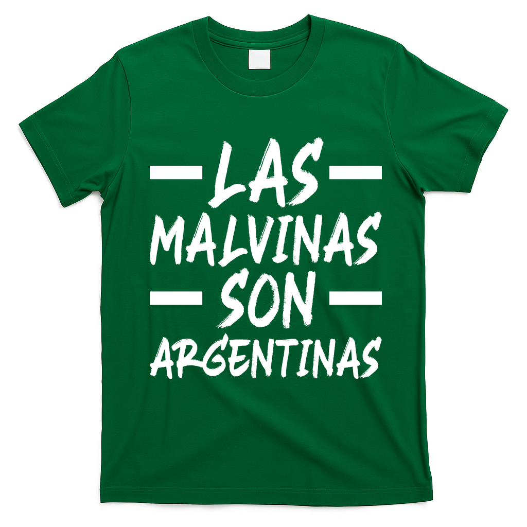 Las Malvinas Son Argentinas T-Shirt - Irish Green
