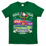 Labor Movement UTLA SEIU AALA Union Strong Protest T-Shirt - Green