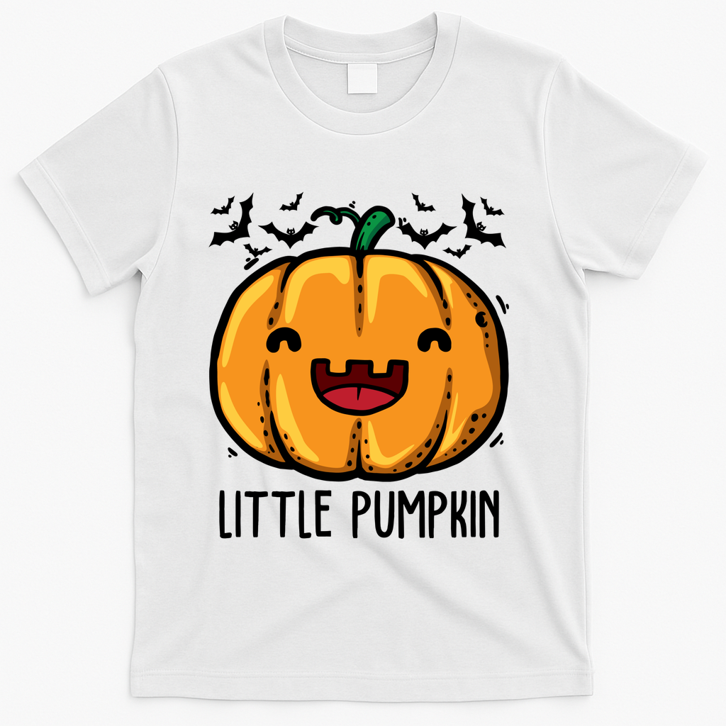 Little Pumpkin Cute Halloween T-Shirt - White