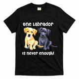 Labrador Pet Dog Funny T Gift Black Golden Yellow Lab T-Shirt - Black