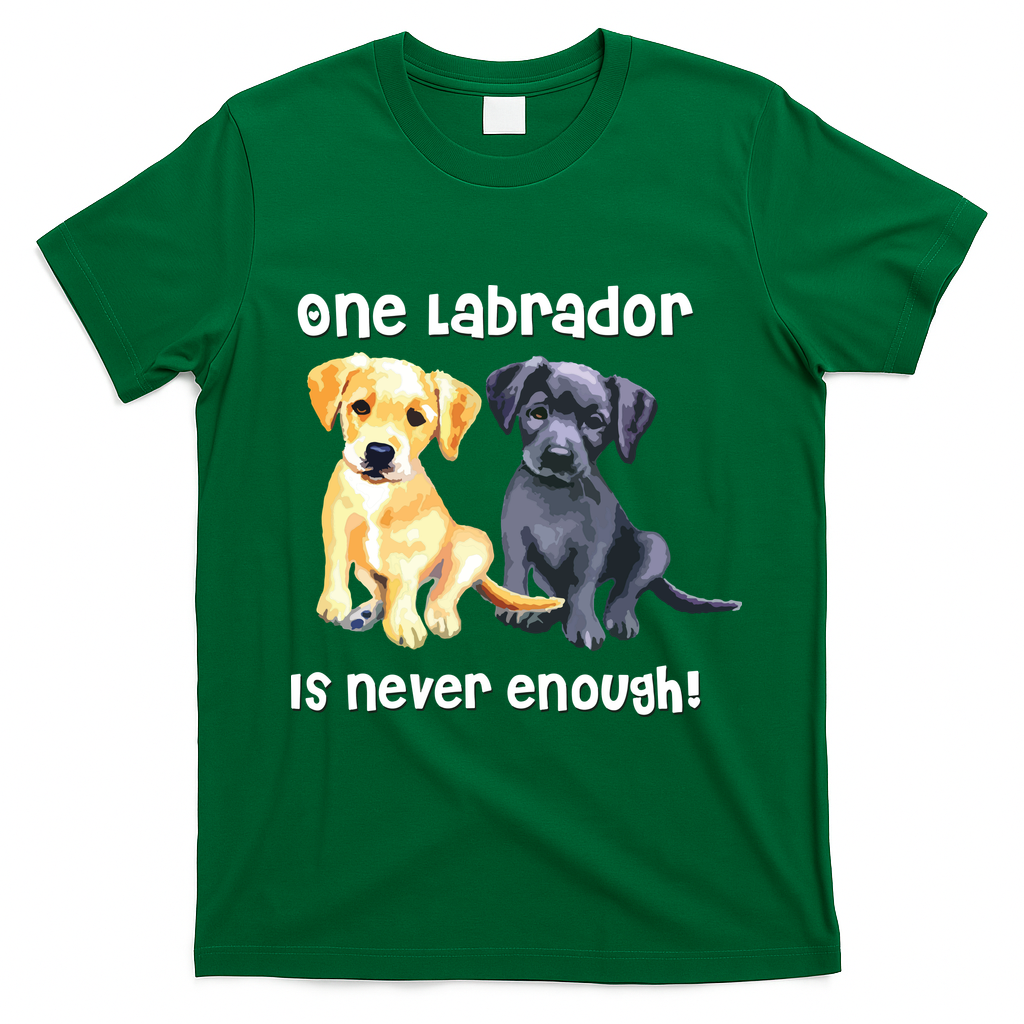 Labrador Pet Dog Funny T Gift Black Golden Yellow Lab T-Shirt - Irish Green
