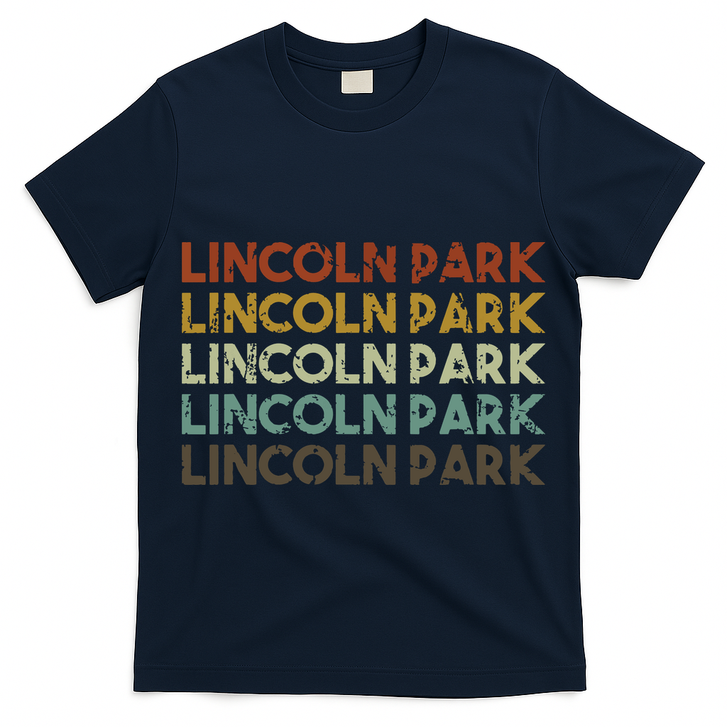 Lincoln Park Michigan Retro Vintage City T-Shirt