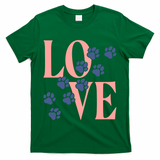 Love Paw Print T-Shirt