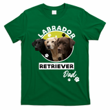 Labrador Retriever Dog Dad T-Shirt - Irish Green