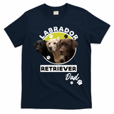 Labrador Retriever Dog Dad T-Shirt - Navy Blue