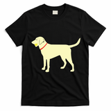 Labrador Retriever Fetch Yellow Lab Play Ball T-Shirt - Black