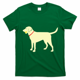 Labrador Retriever Fetch Yellow Lab Play Ball T-Shirt - Irish Green