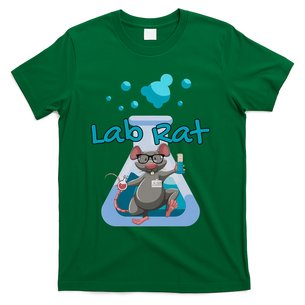 Lab Rat Lab Week Science Teacher Laboratory Scientist Graduation T-Shirt - Green