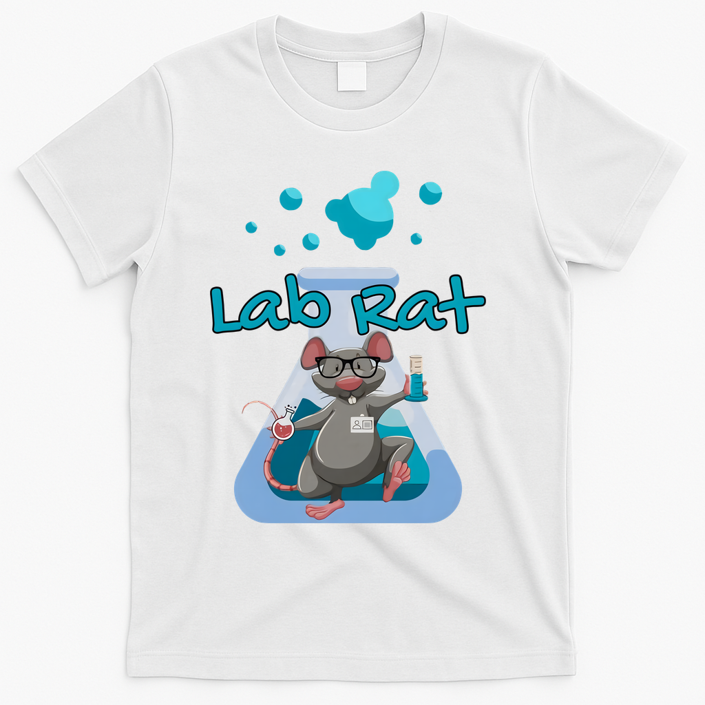 Lab Rat Lab Week Science Teacher Laboratory Scientist Graduation T-Shirt - White