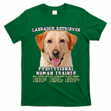 Labrador Retriever Yellow Lab Professional Human Trainer T-Shirt - Irish Green