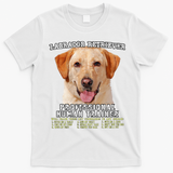 Labrador Retriever Yellow Lab Professional Human Trainer T-Shirt - White