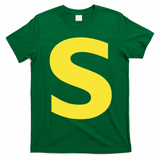 Letter S Funny Chipmunk Group Matching Halloween T-Shirt - Irish Green