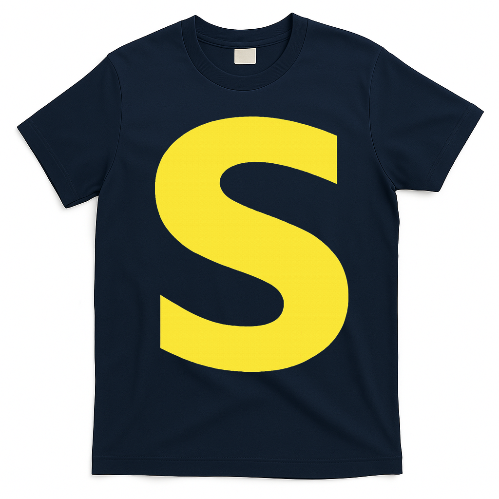 Letter S Funny Chipmunk Group Matching Halloween T-Shirt - Navy Blue