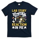 Lab Story Lab Week Medical Laboratory Technician Team  T-Shirt - Navy