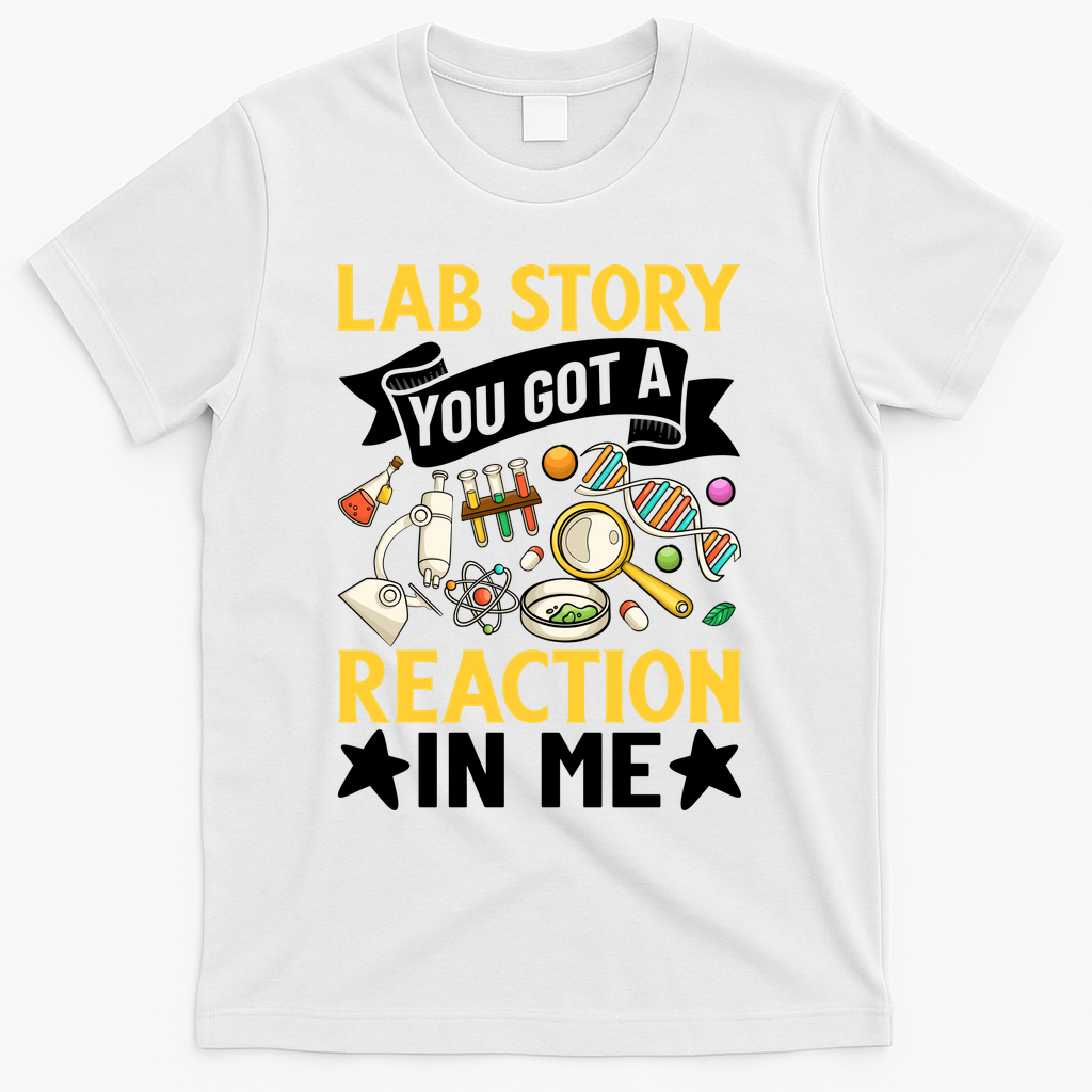Lab Story Lab Week Medical Laboratory Technician Team  T-Shirt - White