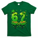 Lucky St Patrick's Day 67 Six Seven Drip Hands T-Shirt
