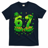 Lucky St Patrick's Day 67 Six Seven Drip Hands T-Shirt