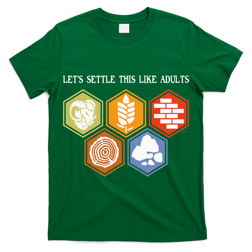 Let's Settle This Like Adults Tabletop Game Board Gaming T-Shirt