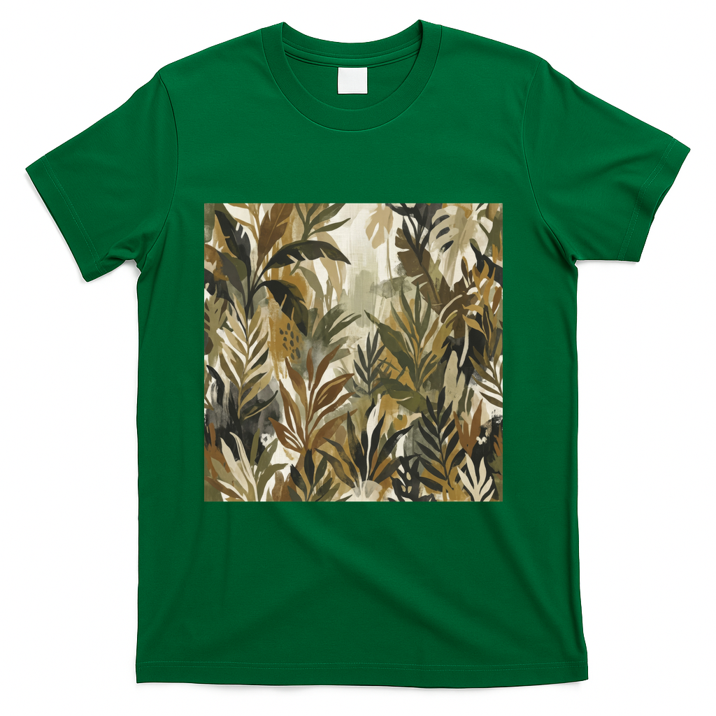 Leafy Serenity Unveiled - Green