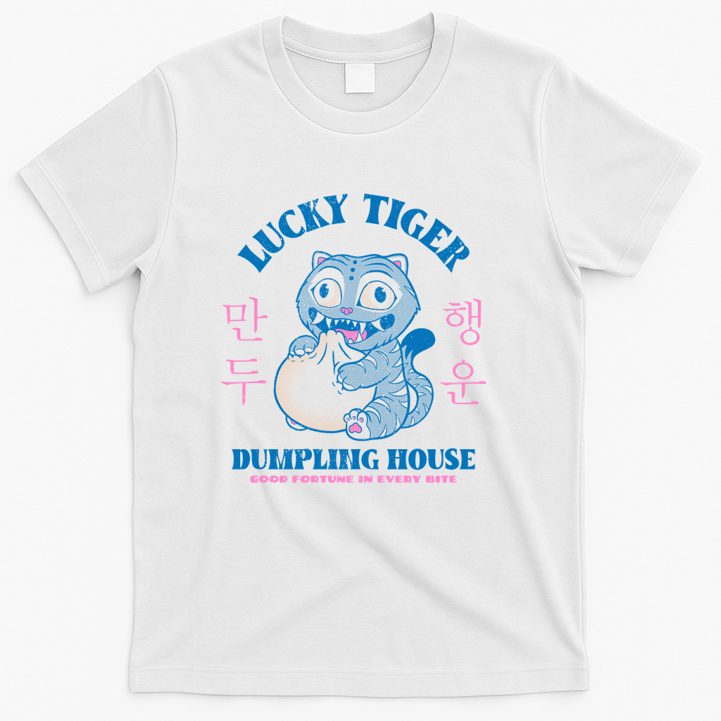 Lucky Tiger Dumpling House - White