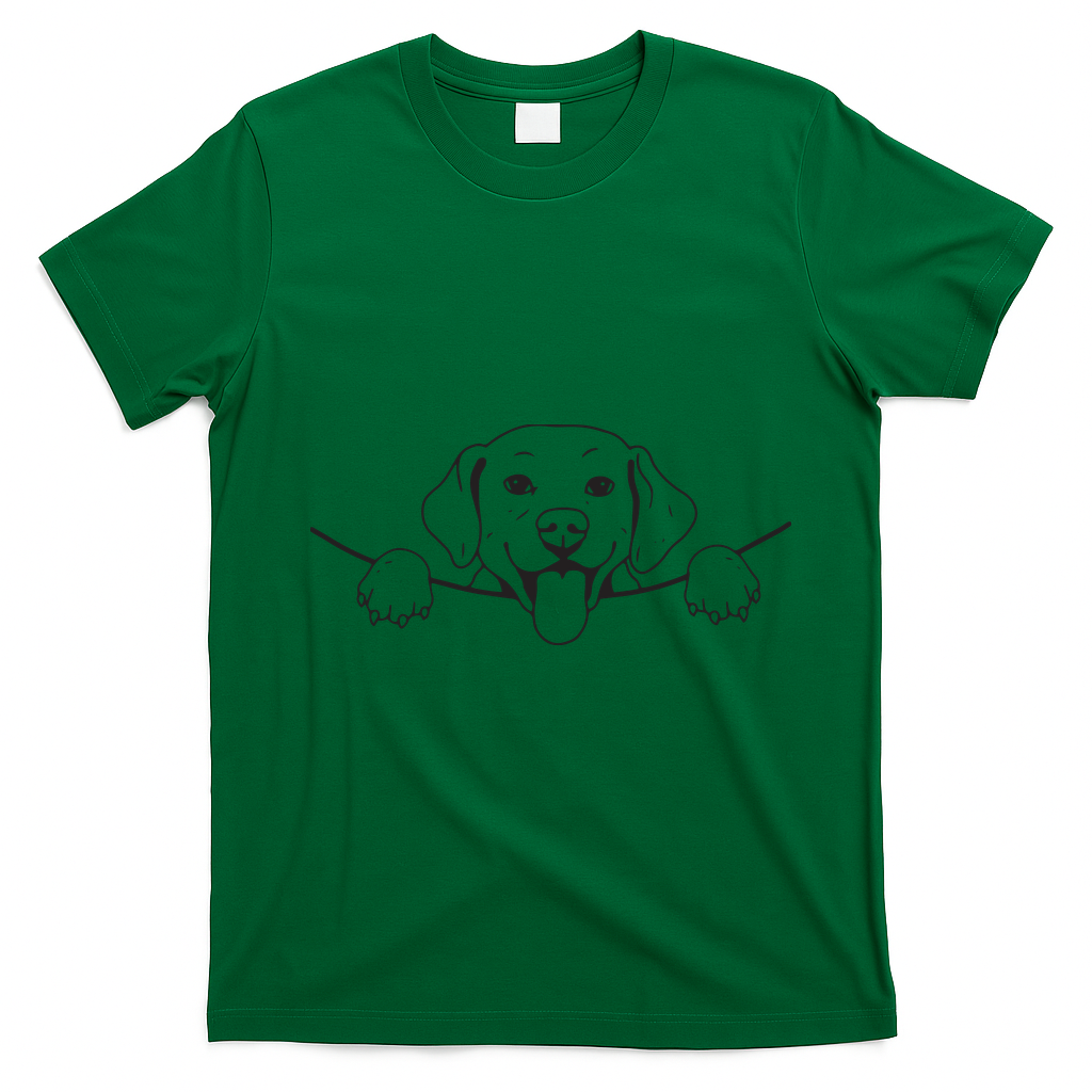Labrador T Lab Dog Yellow Black Labrador Retriever T-Shirt - Irish Green