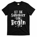 Let The Summer Fun Begin Vacation T-Shirt - Black