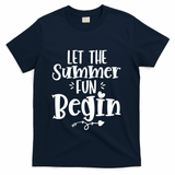 Let The Summer Fun Begin Vacation T-Shirt - Navy