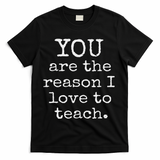 Love To Teach Positive Affirmation Kind Motivational Teacher T-Shirt - Black
