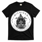 Lake View Compass Michigan Logo T-Shirt