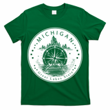 Lake View Compass Michigan Logo T-Shirt
