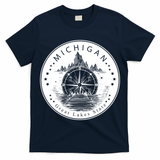 Lake View Compass Michigan Logo T-Shirt