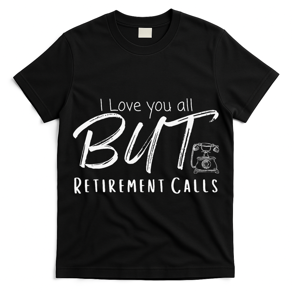 Love You All But Retirement Calls Funny Retirement T-Shirt