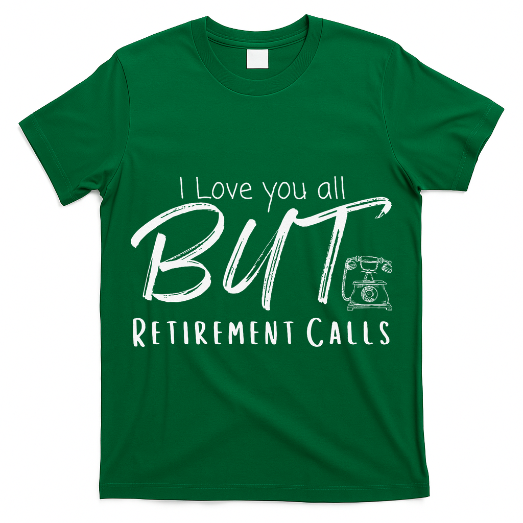 Love You All But Retirement Calls Funny Retirement T-Shirt