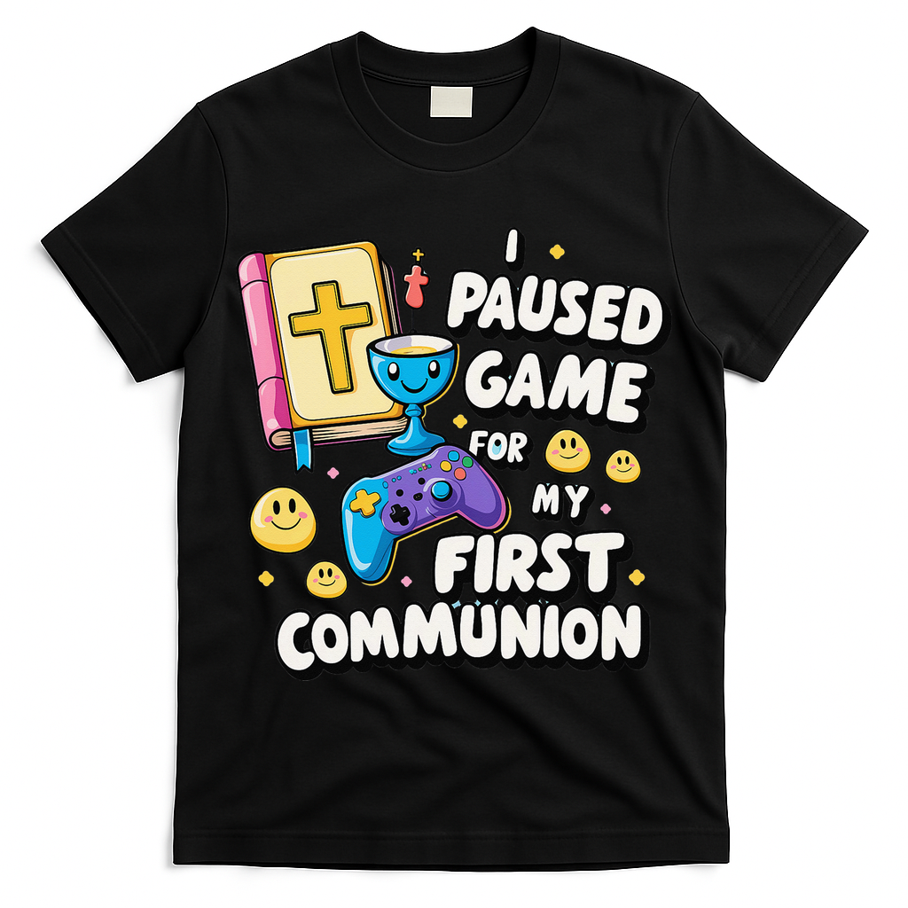 My 1st First Communion Video Game Controller T-Shirt