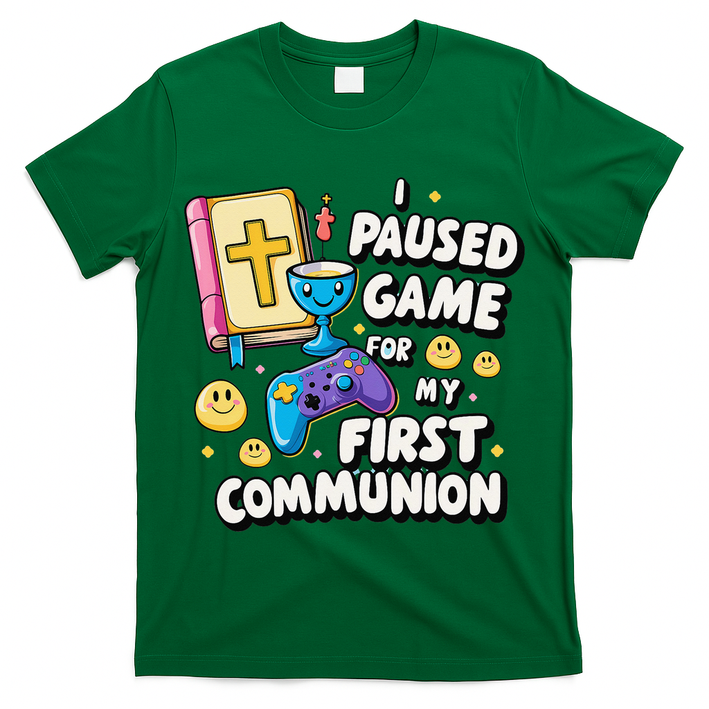 My 1st First Communion Video Game Controller T-Shirt